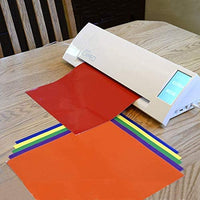 Vinilo permanente de 12.0 in x 12.0 in, 5 paquetes de vinilo brillante para interior y exterior, con reverso adhesivo en acabado brillante para silueta y crricut para hacer monogramas pegatinas y letras. - Arteztik
