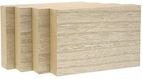 Bright Creations bloques de madera sin terminar para manualidades, bloque de letreros, juegos para niños (7 x 7 in, 4 unidades) - Arteztik
