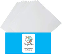 Craftables Hojas de vinilo adhesivo permanente de 12 x 12 pulgadas - Arteztik
