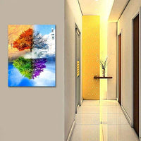 Halloween Decorations DIY 5D Diamond Painting by Number Kits Full Drill Rhinestone Pictures Painting Arts Craft for Home Wall Decor (12” x 10”,Halloween Pumpkin) - Arteztik
