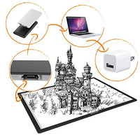 GAOMON GA3 A3 - Tabla de luz LED de seguimiento y alfombrilla de corte, diseño 2 en 1 para pintura de diamante, arte artesanía, dibujo, bocetos, transferencia de tatuajes (doble uso) - Arteztik
