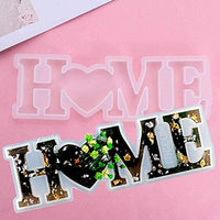 Thanksky - Moldes de resina de cristal, diseño único con letras de cristal, para decoración de interiores, decoración del hogar, arte de pared, para colgar en la pared (mezcla) - Arteztik
