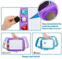 Pizarra colorida borrable magnética para bebés/niños, desarrollo de habilidades, tablero de dibujo, por Tonor - Arteztik
