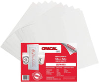 (25) hojas de 12.0 x 12.0 in, vinilo adhesivo blanco mate para Cricut, silueta, cameo, cortadores de manualidades, impresoras y calcomanías – acabado mate y permanente - Arteztik
