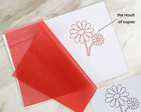 50 piezas de papel de transferencia de carbono de papel de trazado 11.7" × 8.3" para patrón de transferencia en madera, papel, lienzo (verde) - Arteztik

