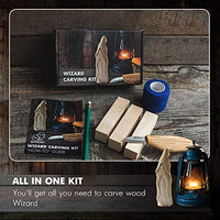 BeaverCraft, Kit de madera para principiantes para tallar madera – Kit de manualidades para adultos y adolescentes – Kit de cuchillos con bloques de madera – Kit de herramientas de talla de madera – Kit de tallar madera – Kit de tallar madera – Asistente - Arteztik

