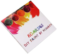 Pintura de números para adultos, kit de pintura por números en lienzo, globo colorido de 16 x 20 pulgadas - Arteztik
