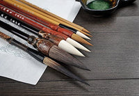 hmay de pincel de caligrafía china tradicional Sumi Pintura Dibujo cepillo para polvo 8pcs/pack - Arteztik
