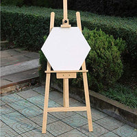 Lienzo hexagonal de calidad sin ácidos, lienzo estirado para artistas, tablas estiradas profesionales para pintura acrílica al óleo (15.7 in) - Arteztik
