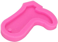 Nifocc - Molde de silicona con forma de bota de vaquero, talones altos, llavero, amuletos de resina epoxi moldes de fundición con agujero para manualidades – 2 piezas - Arteztik
