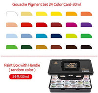 YaToy Gouache Paints Set 24 Colores 1.0 fl oz Jelly Cup— Kit de pinturas impermeables para tela - Arteztik
