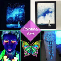 Polvo de pigmento que brilla en la oscuridad – Pigmento luminoso de resina epoxi en polvo para bricolaje Slime Kit – Seguro para la piel de larga duración, tinte de color que brilla por sí mismo para pintura acrílica, arte de uñas, pintura, manualidades – - Arteztik
