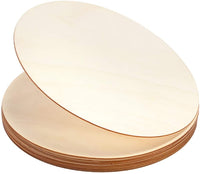 10 piezas de 12.0 in sin terminar círculos de madera para manualidades, perchas de puerta, diseño de puertas, círculos de madera para manualidades - Arteztik
