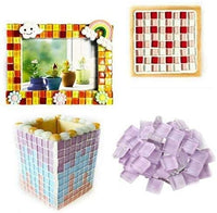 Baldosa de mosaico BestTeam, de micro cristal, para manualidades, para niños, hecha a mano, sin cristal, 10.58 oz (varios colores) - Arteztik
