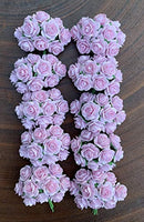 100 rosas de papel de morera artificial de 0.591 in para boda, álbumes de recortes, manualidades, manualidades, álbumes de recortes, ramo de manualidades, para decoración de aniversario de San Valentín - Arteztik
