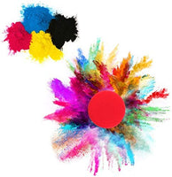 Esponja aplicadora de pintura completa con bolsa de almacenamiento de malla para colgar en seco, azul de doble capa circular 3.15 pulgadas (2 unidades) (rojo) - Arteztik
