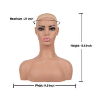 JINGFA - Cabeza de maniquí, JFDD3881. - Arteztik

