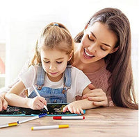 DELENA Libro de dibujo borrable para niños pequeños juguetes para viajes por carretera actividades de dibujo Pad para juego de pintura Set (Bird) - Arteztik
