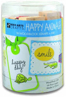 HERO Arts Ink y sellos Set, feliz animales - Arteztik
