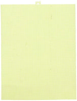 lona de plástico 7 Count 10"x13" -neon Amarillo – 12 unidades - Arteztik
