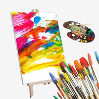 Homkare 11x14 Inch Stretched Canvas Pre-Stretched Canvas for Painting (Pack of 5) - Arteztik
