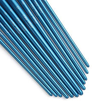 Acrux7 - Juego de pinceles planos para acuarela, aceite, pintura acrílica y manualidades, uñas, pintura facial (bolígrafo azul) - Arteztik
