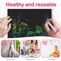 Sunany - Tableta de escritura LCD de 11 pulgadas, tablero de dibujo para niños, diseño de tabla, dibujo de dibujos de dibujos para niños, escritura y aprendizaje de garabatos para regalo para niñas y niños (rojo) - Arteztik
