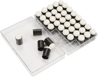 40 piezas / lote de esponja para dedos de espuma con caja de pintura de dedos para manualidades, juego de pintura de dedos, esponja de dibujo, tinta de tiza para dedos - Arteztik
