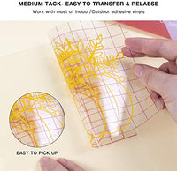 JANDJPACKAGING - Cinta de transferencia para vinilo (35 unidades, 12.0 x 12.0 in), color rojo - Arteztik
