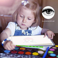 Tamaño de papel de carta A4, ultradelgada, portátil, luz LED, caja de rastreo, luz, almohadilla de trazado, trabajo con alimentación USB y batería para 5D DIY, pintura de diamantes, artistas, trazado, dibujo, dibujo animación (gris) - Arteztik
