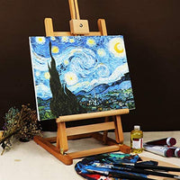 Homkare 11x14 Inch Stretched Canvas Pre-Stretched Canvas for Painting (Pack of 5) - Arteztik
