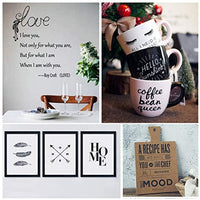YRYM HT - Rollo de vinilo adhesivo permanente - Rollos de vinilo adhesivo permanente - Hojas de vinilo blanco de 100.1 x 4.9 ft para cortadores de Cricut, Silueta y Cameo - Arteztik
