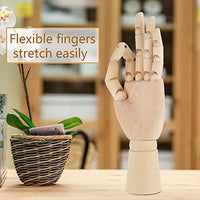 Maniquí de mano de madera con dedos flexibles y movibles, maniquí articulado para bocetos, dibujo, hogar, oficina, escritorio, niños, juguetes, regalo - Arteztik
