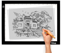 litup Caja de luz Light Pad 17.7 inch A4 Tamaño Caja de luz Tracing dibujo Light Junta Light Cuadro En La animación, bosquejar, tatuaje Transferencia – lps4 - Arteztik
