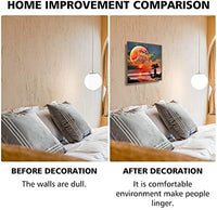 XPCARE Juego de pintura de diamante, redondo completo taladro DIY 5D pintura de diamante por número Kits Luna para decoración de pared hogar adultos y niños 12.0 x 12.0 in, HC-502 - Arteztik
