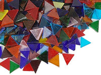 Lanyani azulejos de mosaico de cristal transparente de rombo de 1,1 libras para manualidades, varios colores - Arteztik
