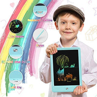 KOKODI - Tableta de escritura LCD de 8,5 pulgadas de color Doodle Board Dibujo Tablet, bloc de dibujo electrónico con función de bloqueo, juguetes educativos y de aprendizaje para niñas de 3, 4, 5 y 6 años (azul) - Arteztik
