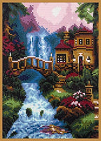Kit de pintura de diamante 5D con perforación completa, paisaje campestre, pintura de bordado con diamantes de imitación, arte para decoración de pared del hogar, 12 x 16 pulgadas - Arteztik
