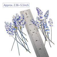AUEAR, 16 piezas flores secas reales de salvia, flores secas naturales, flores prensadas para álbumes de recortes, adornos - Arteztik

