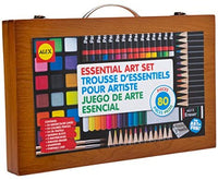 alex toys artista Studio juego de esenciales suministros de arte portátil con funda de transporte de madera - Arteztik
