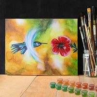 U.S. Art Supply - Juego de 80 botes de pintura acrílica de 0.1 fl oz, colores vivos para artistas, estudiantes, principiantes, pinturas de retrato en lienzo - Arteztik
