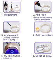Resina UV – Resina epoxi endurecida ultravioleta mejorada de 7.05 oz para bricolaje y fabricación de joyas, molde de resina para bricolaje – Pegamento UV Solar Cure Resina activada por luz solar para fundición y revestimiento, decoración de manualidades - Arteztik
