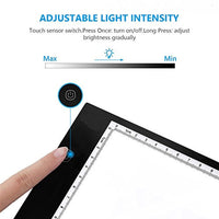 Tabla de luz LED A5 para pintar con diamantes para niños y adultos - Arteztik
