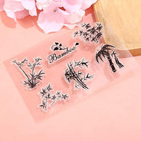 Sellos de silicona transparente de bambú para manualidades, álbumes de recortes, decoración de fotos, bricolaje, tarjetas, etc., Style 1, M - Arteztik
