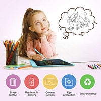 Derabika - Tablet para dibujar y escribir con pantalla LCD colorida de 10 pulgadas, borrable, para regalo de cumpleaños de niños de 3 a 7 años de edad, pizarra de garabatos, juguetes didácticos - Arteztik
