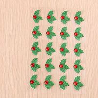 Amosfun - 5 hojas de pegatinas decorativas para Navidad, color verde y rojo - Arteztik
