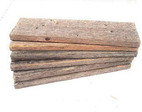 Barnwood Decor of OKC | Barnwood Craft Wood para proyectos de bricolaje [100% auténtica madera regenerada] Tablones de madera rústica para manualidades, proyectos y decoración (6 tablones – 12 pulgadas) - Arteztik
