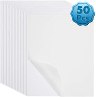 Papel de vitela Cridoz, 50 hojas de papel transparente de 8.3 in x 11.0 in, transparente translúcido para imprimir bocetos trazado dibujo animación - Arteztik
