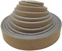 Correas de piel TOFL para artesanías, 4 onzas 1/6" de grosor, 1/2" de ancho y 72" de largo - Arteztik
