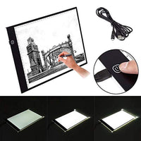 Kayueti - Plantilla de dibujo con luz LED A5 para cuadro de dibujo, para bordado 5D, bordado de punto de cruz, repujado, proyectos de costura, etc. - Arteztik
